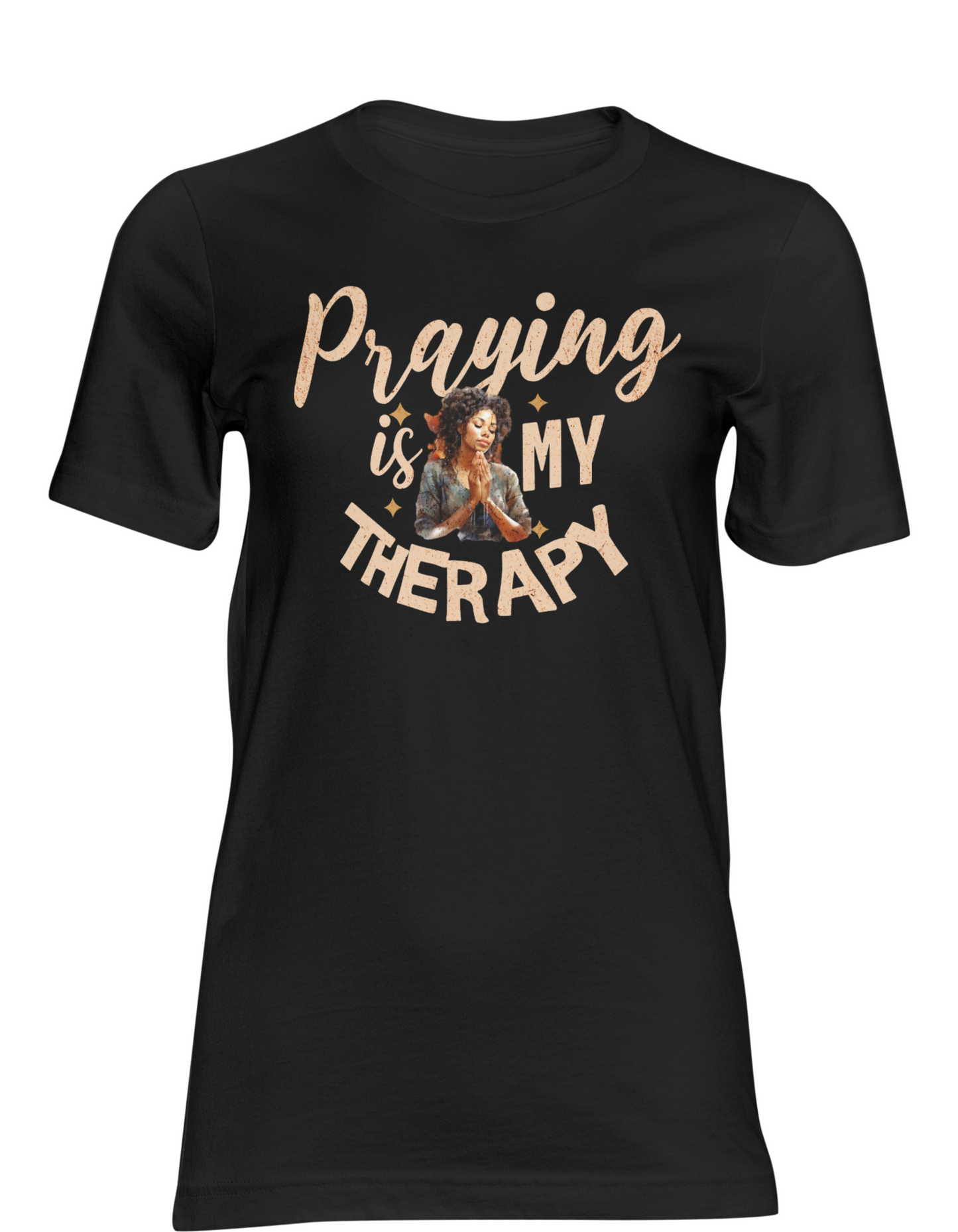 Praying is My Therapy Graphic Tee